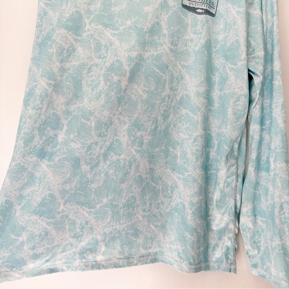 Simply Southern Outfitters Long Sleeve Performance Fishing Shirt Blue 2XL - Picture 6 of 7